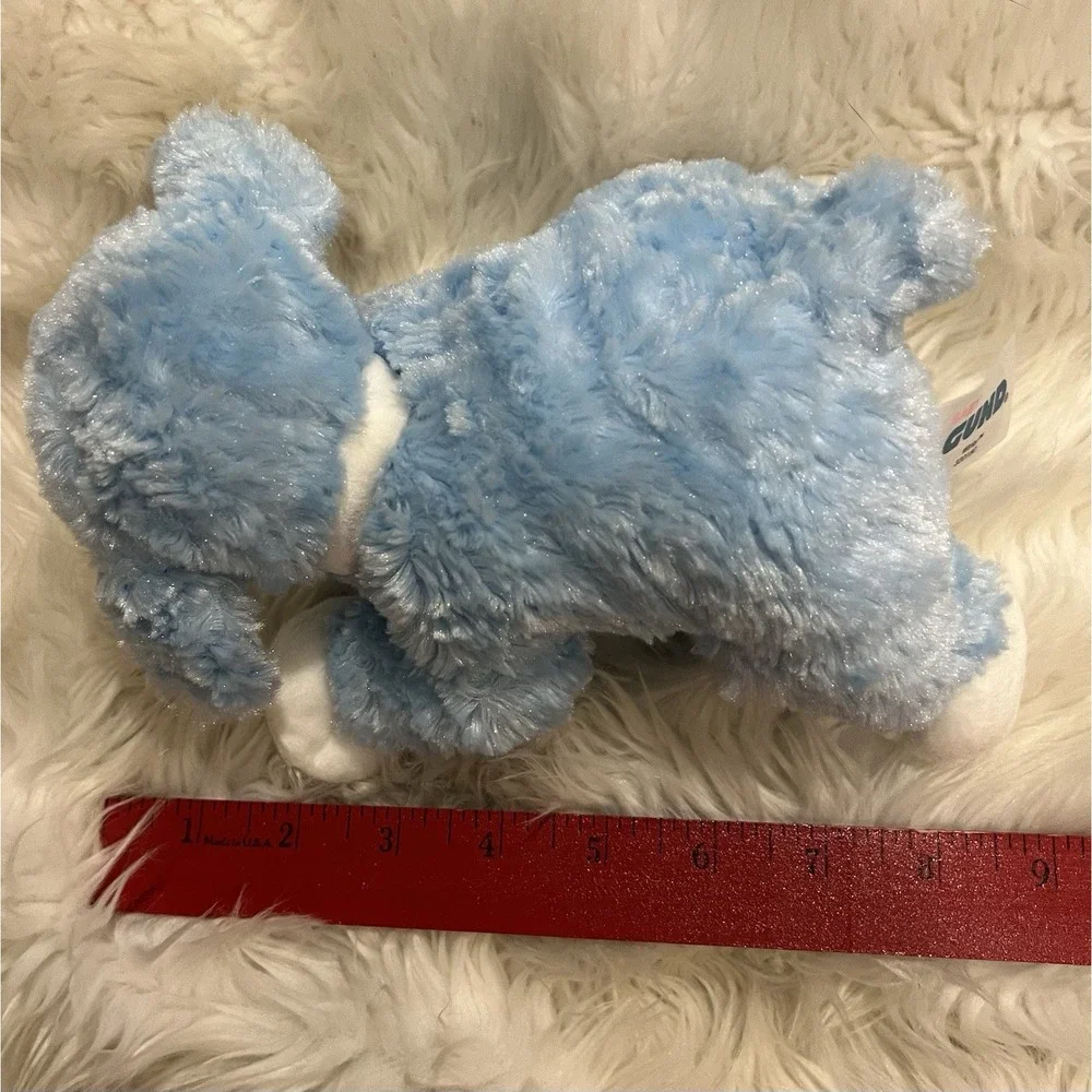 Baby Gund Winky Lamb Blue White Lovey 8